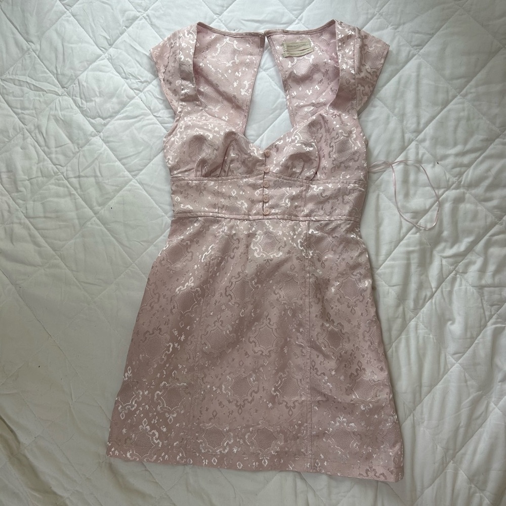 Urban Outfitters Light Pink Backless Dress